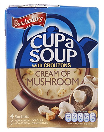 Batchelors Cup A Soup with Croutons Cream of Mushroom 4 Sachets 99G von Batchelors