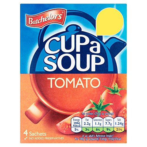 Batchelors Cup A Suppe Tomate - 93g x 4 - 4-er Pack von Batchelors