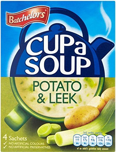 Batchelors Cup a Soup Creamy Leek & Potato (4 pro Packung - 107g) - Packung mit 6 von Batchelors