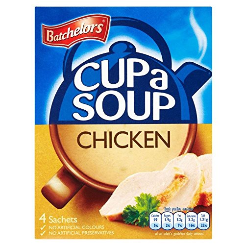 Batchelors Cup a Soup Ursprüngliche Chicken (4 pro Packung - 81g) - Packung mit 2 von Batchelors