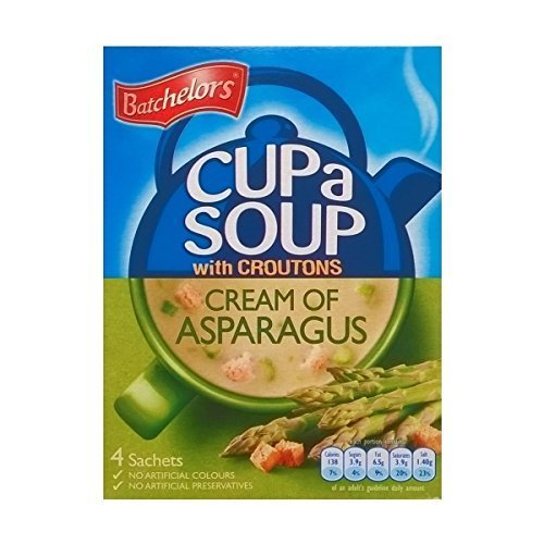 Batchelors Cup a soup Cream of Asparagus with Croutons - 12 x 117gm von Batchelors