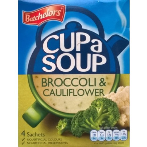 Batchelors Cup eine Suppe Broccoli und Blumenkohl 3 x 4 Sachets von Batchelors