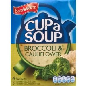 Batchelors Cup eine Suppe Broccoli & Blumenkohl - 6 x 4 Sachets von Batchelors