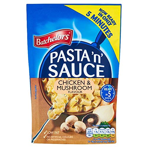 Batchelors Pasta & Sauce (Huhn & Pilz, 3 x 99 g) von Batchelors