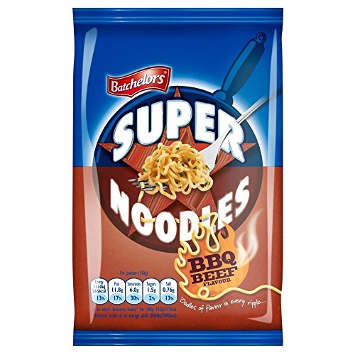 Batchelors Super Noodles BBQ Beef Flavour (100 g) - Packung mit 2 von Batchelors