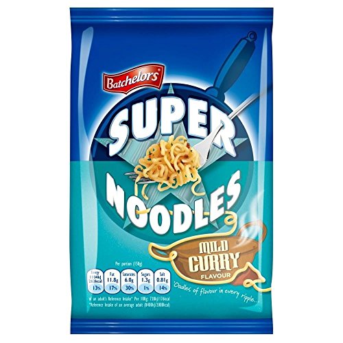 Batchelors Super Noodles Mild Curry (100 g) - Packung mit 2 von Batchelors