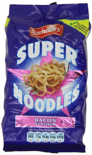 Batchelors Super Noodles Speckgeschmack 100 g (16 Stück) von Batchelors