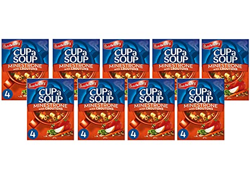 Batchelors Tasse a Soup with Croutons & Nudeln Minestrone (9 x 4 Boxen = 36 Beutel) von Batchelors