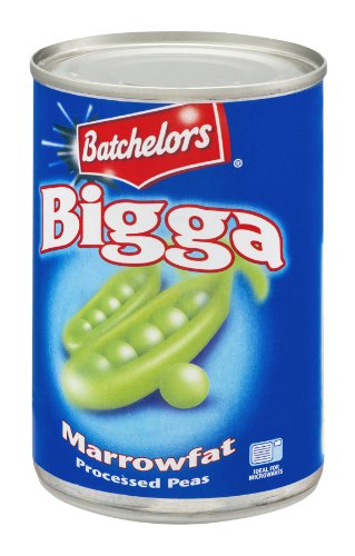 Bigga Marrowfat verarbeitete Erbsen, 300 ml, 12 Stück von Batchelors