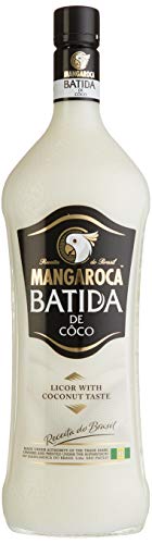 Mangaroca Batida de Côco (1 x 1 l) 16% vol. - cremig-süßer Kokoslikör, ideal als Basis exotischer Longdrinks, Cocktails oder pur auf Eis von Mangaroca