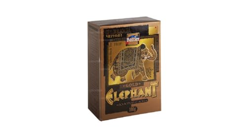 BATTLER Schwarzer Ceylon Tee Black Elephant FBOP lose 100g Teebeutel Schwarztee von Battler