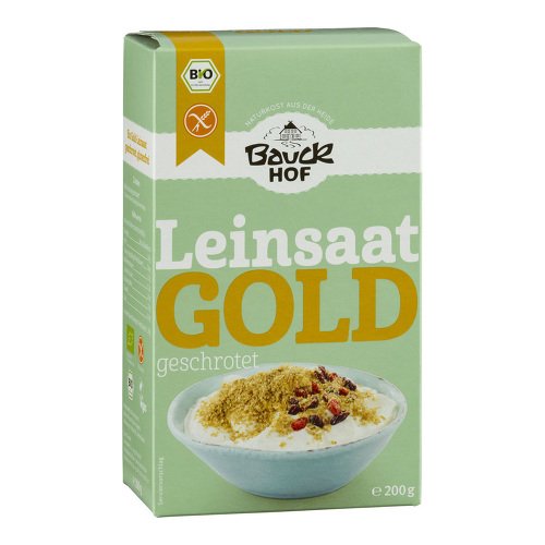 BAUCK Gold-Leinsaat geschrotet 200 g BAUCK Gold-Leinsaat geschrotet 200 g von Bauck