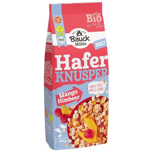 Bauck BIO Hafer Knusper Müsli Mango Himbeere glutenfrei (0.28 kg) von Bauck