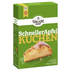 Apfelkuchen-Backmischung, glutenfrei von Bauckhof