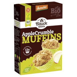 Apple-Crumble-Muffins-Backmischung, glutenfrei von Bauckhof