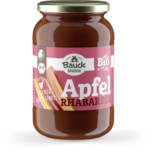 Bauckhof Apfel-Rhabarbermus Bio (2 x 360 gr) von Bauckhof