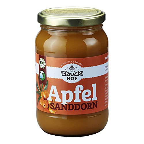 Bauckhof - Apfel-Sanddornmus gesüßt bio - 0,36 kg - 12er Pack Bauckhof - Apfel-Sanddornmus gesüßt bio - 0,36 kg - 12er Pack von Bauckhof