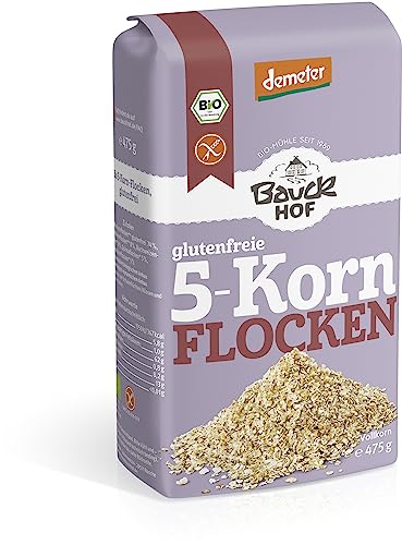 Bauckhof Bio 5-Korn Flocken Demeter glutenfrei (2 x 475 gr) von Bauckhof