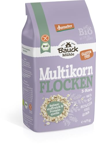 Bauckhof Bio 5-Korn Flocken Demeter glutenfrei (2 x 475 gr) von Bauckhof