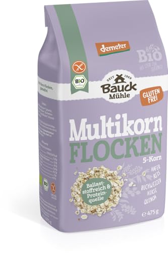 Multiflocken 5-Korn Demeter glutenfrei 2 x 475 gr von Bauckhof