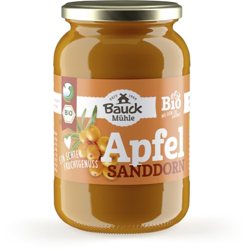 Bauckhof Apfel-Sanddornmus gesüßt Bio (1 x 360 gr) von Bauckhof