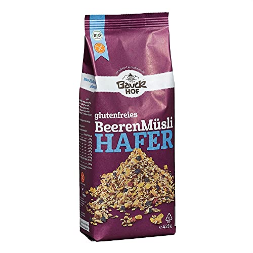 Bauckhof Hafer Müsli Beeren glutenfrei Bio (6 x 425 gr) von Bauckhof