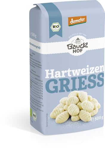 Bauckhof Bio Hartweizengrieß Demeter (2 x 500 gr) von Bauckhof