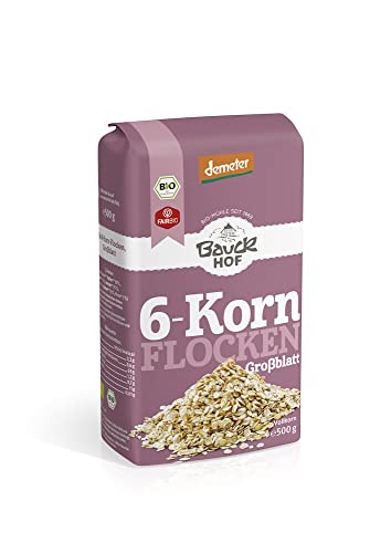 Bauckhof Bio 6-Korn Flocken ohne Weizen Demeter (2 x 500 gr) von Bauckhof