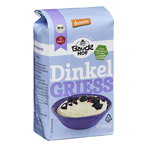 Dinkelgrieß Demeter 6 x 500 gr von Bauckhof