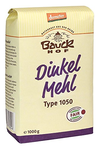 Bauckhof Bio Bauck Dinkelmehl Type 1050 (3 x 1 kg) von Bauckhof