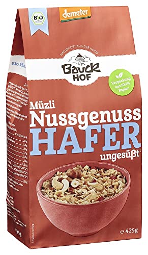 Bauckhof Bio Hafer Müzli Nussgenuss Demeter (2 x 425 gr) von Bauckhof