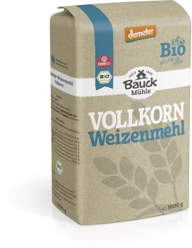 Bauckhof Bio Weizenmehl Vollkorn Demeter (2 x 1000 gr) von Bauckhof