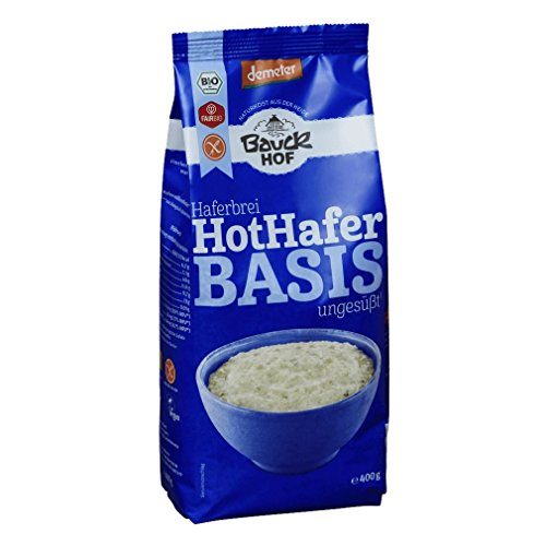 Hot Hafer Basis glutenfrei Demeter 1 x 400 gr von Bauckhof