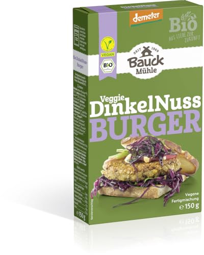 Dinkel Nuss-Burger Demeter 2 x 150 gr von Bauckhof