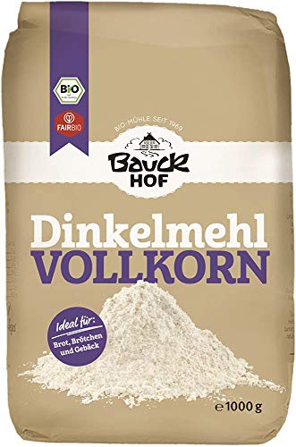 Bauckhof Dinkelmehl Vollkorn Bio (1 x 1000 gr) von Bauckhof