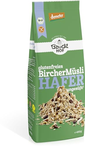 Bauckhof Bio Hafer Müsli Bircher glutenfrei Dem (2 x 450 gr) von Bauckhof