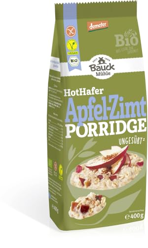 Bauckhof Bio Hot Hafer Apfel-Zimt glutenfrei Demeter (6 x 400 gr) von Bauckhof