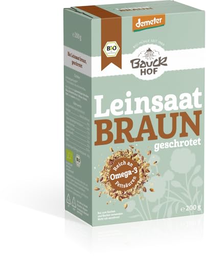 Bauckhof Bio Leinsaat geschrotet Demeter (2 x 200 gr) von Bauckhof