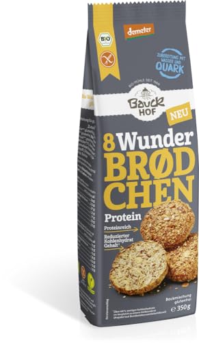 Bauckhof Bio Wunderbrödchen Protein Dem gf (6 x 350 gr) von Bauckhof