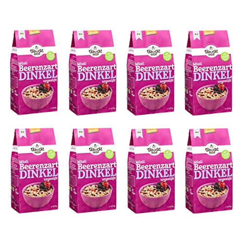 Bauckhof - Dinkel Müzli Beerenzart Demeter - 0,425 kg - 8er Pack Bauckhof - Dinkel Müzli Beerenzart Demeter - 0,425 kg - 8er Pack von Bauckhof
