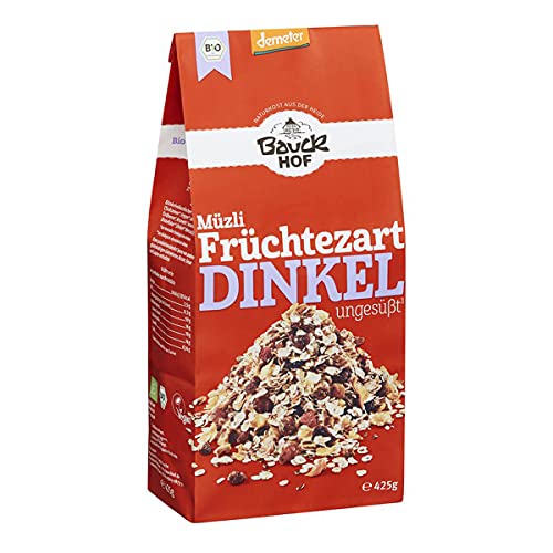 Bauckhof - Dinkel Müzli Früchtezart Demeter - 0,425 kg - 8er Pack Bauckhof - Dinkel Müzli Früchtezart Demeter - 0,425 kg - 8er Pack von Bauckhof