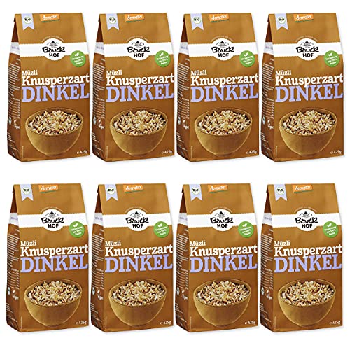 Bauckhof - Dinkel Müzli Knusperzart Demeter - 425 g - 8er Pack Bauckhof - Dinkel Müzli Knusperzart Demeter - 425 g - 8er Pack von Bauckhof