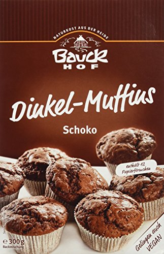 Bauckhof Dinkel-Schoko-Muffins 300 g Bio, 3er Pack (3 x 300 g) von Bauckhof