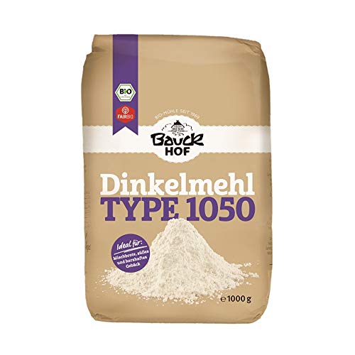 Bauckhof - Dinkelmehl Type 1050 Demeter - 1000 g - 8er Pack von Bauckhof