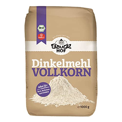Bauckhof - Dinkelmehl Vollkorn bio - 1 kg - 8er Pack von Bauckhof