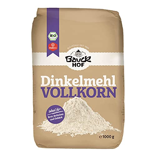 Bauckhof - Dinkelmehl Vollkorn bio - 1 kg - 8er Pack Bauckhof - Dinkelmehl Vollkorn bio - 1 kg - 8er Pack von Bauckhof