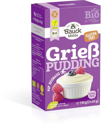 Grießpudding glutenfrei Bio 2 x 130 gr von Bauckhof