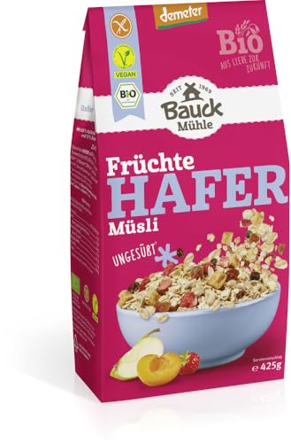 Bauckhof Hafer Müsli Früchte glutenfrei Demeter (6 x 425 gr) von Bauckhof