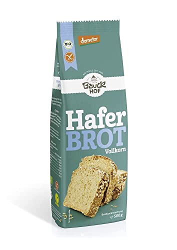 Bauckhof Haferbrot Vollkorn glutenfrei Bio, 6er Pack (6 x 500 g) von Bauckhof