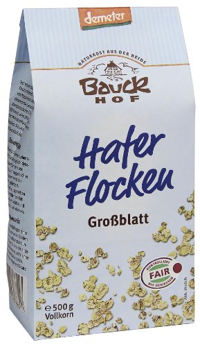 Bauckhof - Haferflocken Großblatt Demeter - 0,5 kg - 8er Pack Bauckhof - Haferflocken Großblatt Demeter - 0,5 kg - 8er Pack von Bauckhof